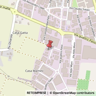 Mappa Via G. Rossa 5 /, 7, 41043 Formigine, Modena (Emilia Romagna)