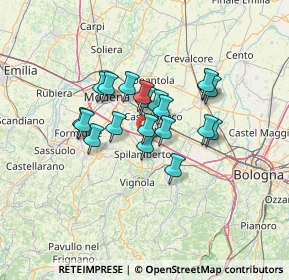 Mappa Via A. Maccaferri, 41018 San Cesario Sul Panaro MO, Italia (9.796)