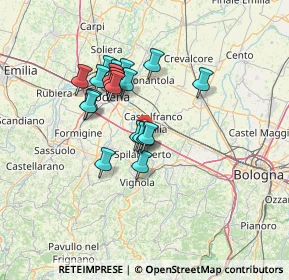Mappa Via A. Maccaferri, 41018 San Cesario Sul Panaro MO, Italia (11.012)