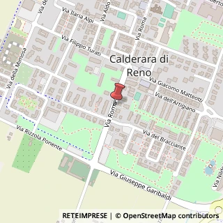 Mappa Via roma 75, 40012 Calderara di Reno, Bologna (Emilia Romagna)