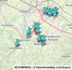 Mappa Via IV Passi, 41043 Formigine MO, Italia (7.136)