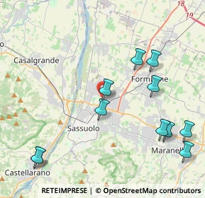 Mappa Via Marche, 41049 Sassuolo MO, Italia (4.93636)