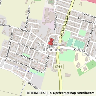 Mappa Via Giacomo Matteotti, 8, 41018 San Cesario sul Panaro, Modena (Emilia Romagna)