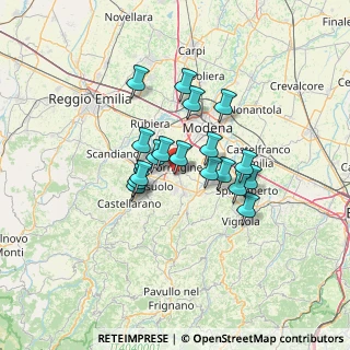 Mappa Via Guido Rossa, 41043 Formigine MO, Italia (10.03)