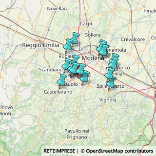 Mappa Via Modigliani, 41043 Formigine MO, Italia (9.56889)