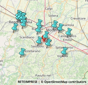 Mappa Via Modigliani, 41043 Formigine MO, Italia (16.12053)