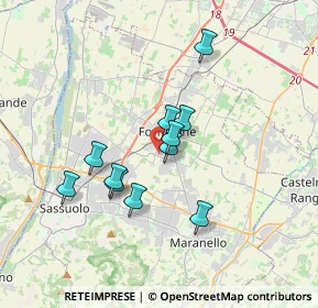 Mappa Via Modigliani, 41043 Formigine MO, Italia (2.85364)