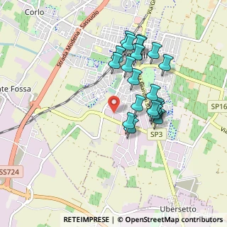 Mappa Via Modigliani, 41043 Formigine MO, Italia (0.8405)
