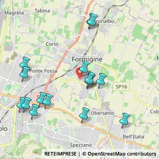 Mappa Via Modigliani, 41043 Formigine MO, Italia (2.32688)