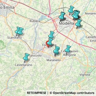 Mappa Via Modigliani, 41043 Formigine MO, Italia (10.2755)