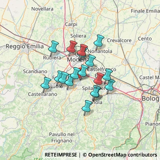 Mappa Via Santa Lucia, 41126 Modena MO, Italia (10.085)