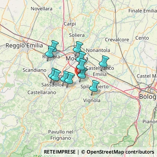Mappa Via Santa Lucia, 41126 Modena MO, Italia (9.075)