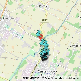 Mappa Via Santa Lucia, 41051 Castelnuovo Rangone MO, Italia (0.86)