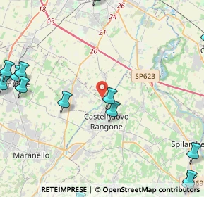 Mappa Via Santa Lucia, 41051 Castelnuovo Rangone MO, Italia (7.397)
