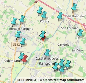 Mappa Via Santa Lucia, 41051 Castelnuovo Rangone MO, Italia (2.5255)