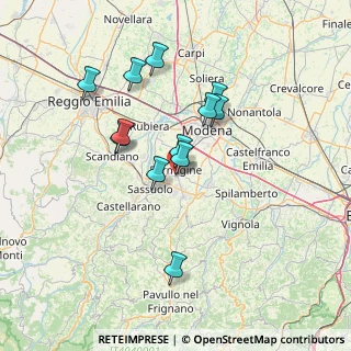 Mappa Via Claudio Treves, 41043 Formigine MO, Italia (12.72583)