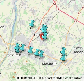 Mappa Via Claudio Treves, 41043 Formigine MO, Italia (3.54083)