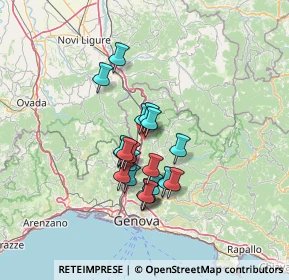 Mappa Savignone, 16010 Savignone GE, Italia (10.373)