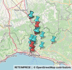 Mappa Savignone, 16010 Savignone GE, Italia (9.4675)