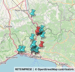 Mappa Savignone, 16010 Savignone GE, Italia (11.01158)