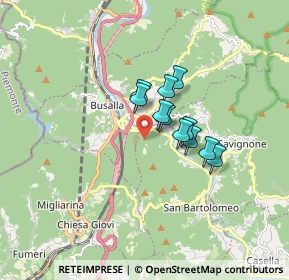 Mappa Savignone, 16010 Savignone GE, Italia (1.07455)