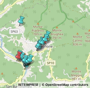 Mappa Piazza Italo Ghelfi, 16010 Savignone GE, Italia (0.968)