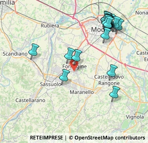 Mappa Via Donati Pio, 41043 Formigine MO, Italia (9.33895)