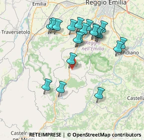 Mappa Via Monchio, 42030 Vezzano sul Crostolo RE, Italia (7.733)