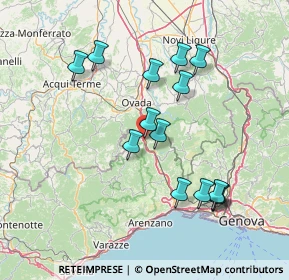 Mappa Via G. Airenta, 16010 Rossiglione GE, Italia (14.52357)