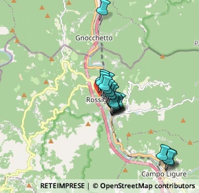 Mappa Via G. Airenta, 16010 Rossiglione GE, Italia (1.336)