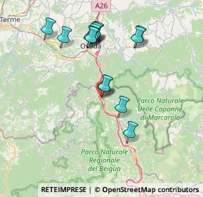 Mappa Via G. Airenta, 16010 Rossiglione GE, Italia (7.39571)