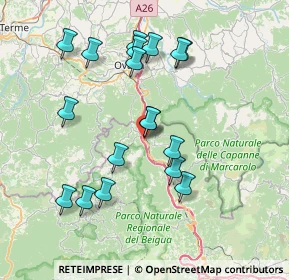 Mappa Via G. Airenta, 16010 Rossiglione GE, Italia (7.51889)
