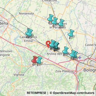 Mappa Via Serafino Gasiani, 40011 Anzola dell'Emilia BO, Italia (6.35313)
