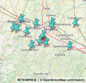 Mappa Via L. Ariosto, 41043 Formigine MO, Italia (13.81462)