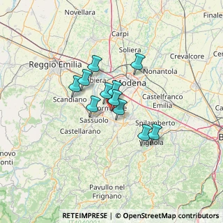 Mappa Via L. Ariosto, 41043 Formigine MO, Italia (8.86182)