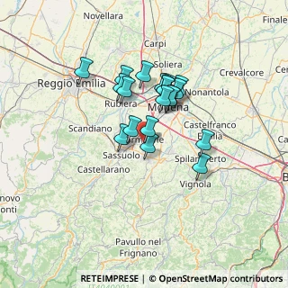 Mappa Via L. Ariosto, 41043 Formigine MO, Italia (10.359)