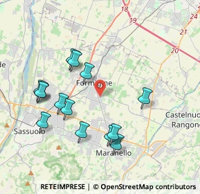 Mappa Via L. Ariosto, 41043 Formigine MO, Italia (3.94571)