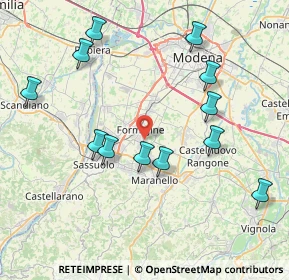 Mappa Via L. Ariosto, 41043 Formigine MO, Italia (8.55833)