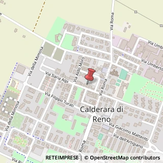 Mappa Via Dello Sport, 8, 40012 Calderara di Reno, Bologna (Emilia Romagna)