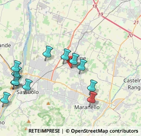 Mappa Via A. Coppi, 41043 Formigine MO, Italia (4.59583)