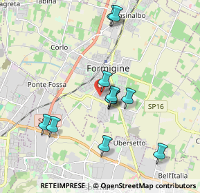 Mappa Via A. Coppi, 41043 Formigine MO, Italia (1.80909)