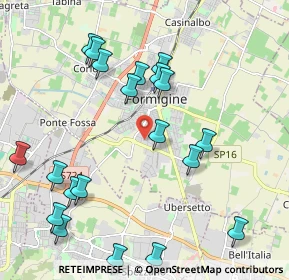 Mappa Via A. Coppi, 41043 Formigine MO, Italia (2.379)