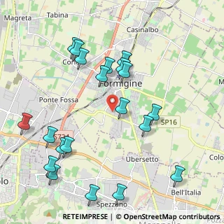 Mappa Via Coppi, 41043 Formigine MO, Italia (2.379)