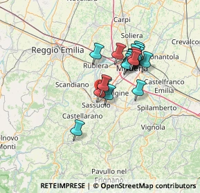Mappa Via Sardegna, 41049 Sassuolo MO, Italia (10.408)