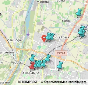 Mappa Via Sardegna, 41049 Sassuolo MO, Italia (2.44154)