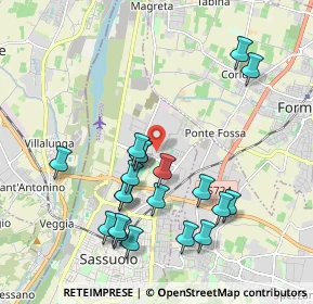 Mappa Via Sardegna, 41049 Sassuolo MO, Italia (2.04)