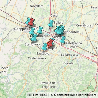 Mappa Via Velletri, 41043 Formigine MO, Italia (11.67944)