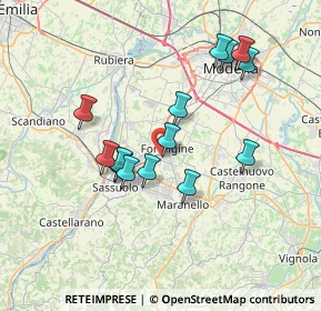 Mappa Via Velletri, 41043 Formigine MO, Italia (6.60286)