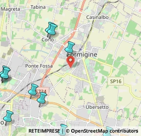 Mappa Via Velletri, 41043 Formigine MO, Italia (3.23545)