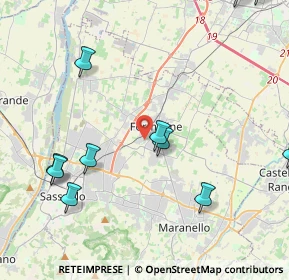 Mappa Via Velletri, 41043 Formigine MO, Italia (5.36273)